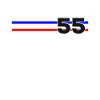 Fifty Five and Counting Tri-stripe