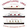 LINER FRANKRIG NORMANDIE TITANIC Louis RUNEMBERG
