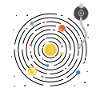 Music Solar System Vinyl Gift