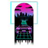 Synthwave Design pour Couples Amour