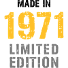 Hecho en 1971 - Nacido en 1971