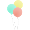 Ballon, fête, fête, félicitations