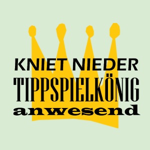 Geschenk Kniet nieder vor dem Tippspiel Gewinner