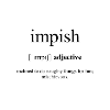 Impish (mischievous) Definition Dictionary