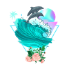 Vaporwave Aesthetic Wave