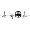 Heartbeat Skull