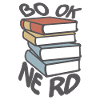 Book Nerd Book Stack