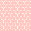 Pink Honeycomb Pattern
