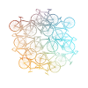 Bicycle motif Bicycle motif