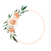 Cercle fleurs personnalisable