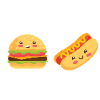 burger hotdog