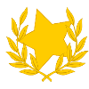 Laurel wreath star starlet congratulations