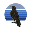 Crow Blue Rétro