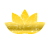 lotus in gold gift idea