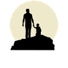 Fancy Dad And Moon Design