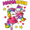 Mamacorn Unicorn Mama Cute Mom Ballerina Mère