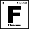 Fluorine/fluor élément