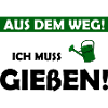 Garten gießen