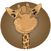 Funny giraffe bande dessinée