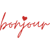 | Bonjour Pomysł na prezent | Serce z napisem