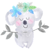 KOALA TRANSAPARENTE BLUE