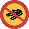 Interdiction des chaussures