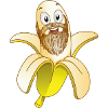 Beard Banana Bald Hair Funny Bald Hairdresser
