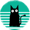 Black Cat Sunset Mint
