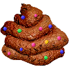 Maxed-out poop sausage!