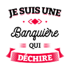 BANQUIÈRE QUI DÉCHIRE