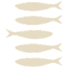 Beige sardines
