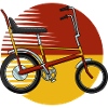 Vélo rétro de mémoire d’enfance