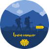 Buen Camino Santiago Man and Woman