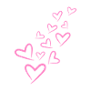 Heart Heart Pattern Pink