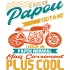 Papy Motard Grand-Père Motocyclette
