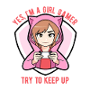 Gamer Girl Gambler Gamerin