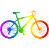 VTT vélo arc-en-ciel VTT