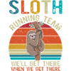 Funny Sloth Running Team