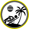 Island Symbol Summer Palm Chill