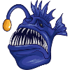 Creepy anglerfish