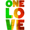 Rastafari ONE LOVE Reggae Style