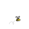 Bee happy Biene Imker Wespe Honig Spruch Bienen