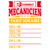 TARIF HORAIRE MÉCANICIEN