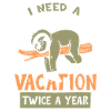 Funny Sloth Holiday Saying