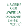 ALSACIENNE ET LEUR CHOUCROUTE