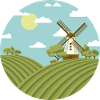 Windmill, windmill in the Netherlands