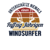 Fuffzig Jähriger Windsurfer Windsurfer Surfer
