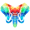 Bunter Elefant