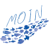 Moin mit Fischschwarm