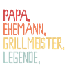 Seriengriller Papa Grillmeister Geschenk